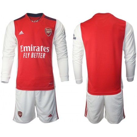 Billiga Fotbollströjor Arsenal Barn Hemma tröja 2021/22 Långärmad